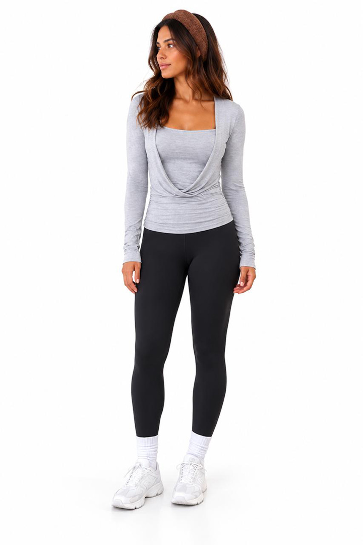 Picture of Ruffles Top - Grey