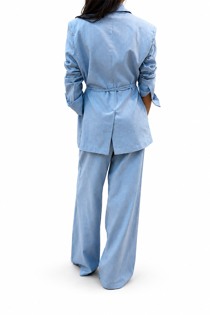 Picture of Cloud Blue Belted Set