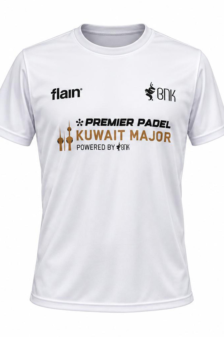Picture of Premier Padel Kuwait Major T-Shirt - White